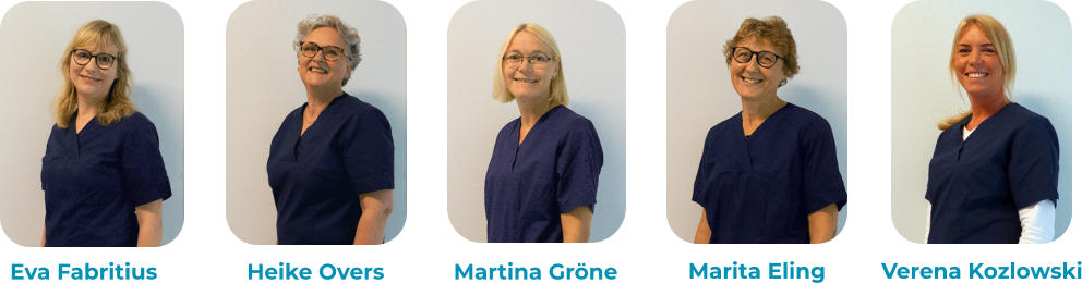 Eva Fabritius Heike Overs Martina Gröne Marita Eling Verena Kozlowski